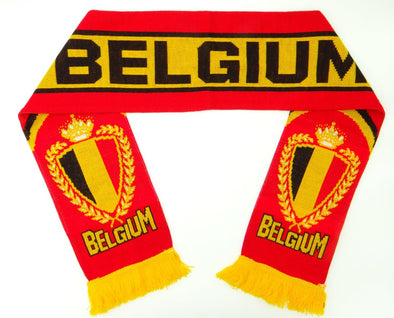 Knitted Belgium Scarf