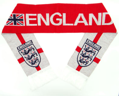 Knitted England Scarf