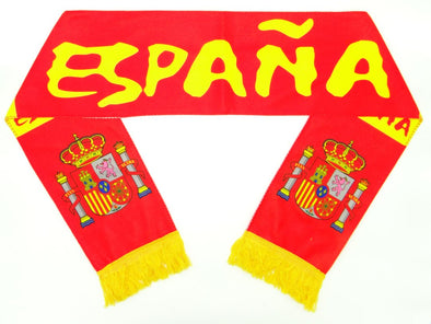 Spain fleece scarf