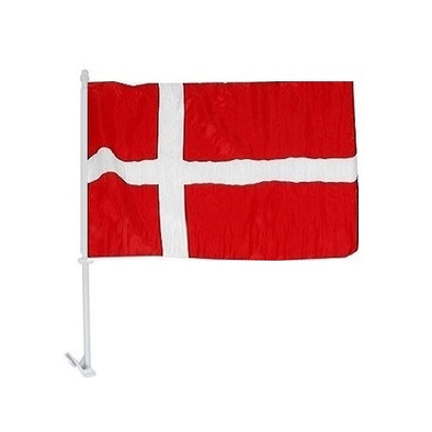 Heavy duty 12''x18'' Denmark car flag