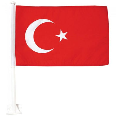 Heavy duty 12''x18'' Turkey car flag