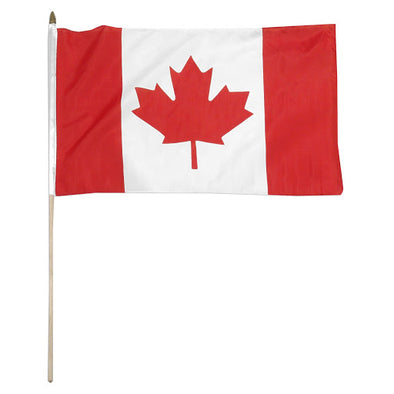 12''x18'' handheld Canada flag.
