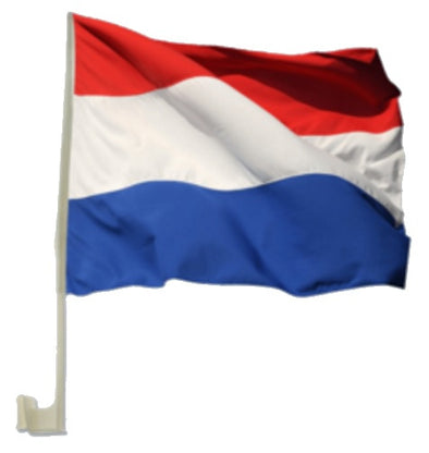 Heavy duty 12''x18'' Netherlands car flag