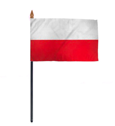 12''x18'' handheld Poland flag.