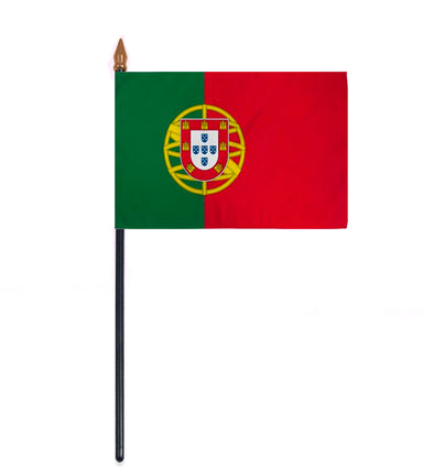 12''x18'' handheld Portugal flag.