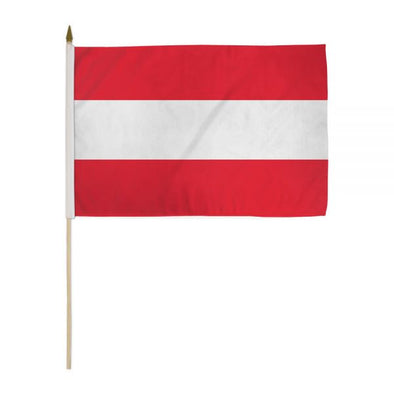 12''x18'' handheld Austria flag.