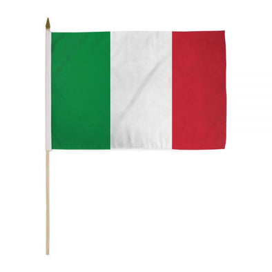 12''x18'' handheld Italy flag.