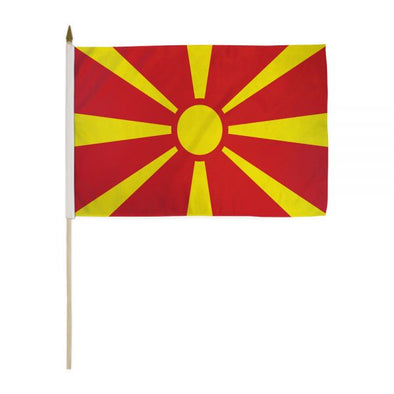 12''x18'' handheld Macedonia flag.
