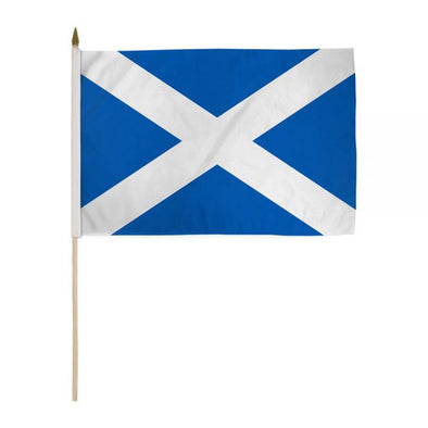 12''x18'' handheld Scotland flag.