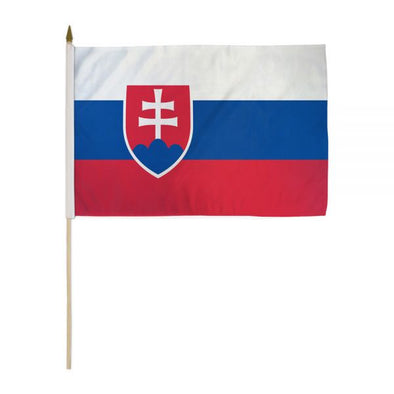 12''x18'' handheld Slovakia flag