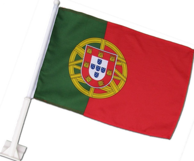 Heavy duty 12''x18'' Portugal car flag