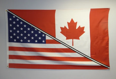 USA/Canada 3x5 Flag